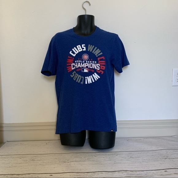 Chicago Cubs 2016 World Series Champions T-Shirt. Men’s medium. MLB - Picture 6 of 7